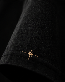Sleeve detail of the oversized KALREKHA tee